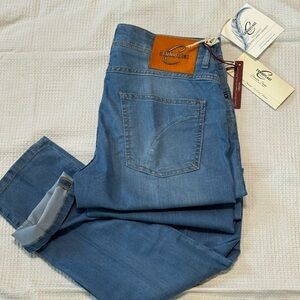Camouflage made in Italy Light Blue Slim Men's Jeans. 32 (tagged 34) 32 inseam